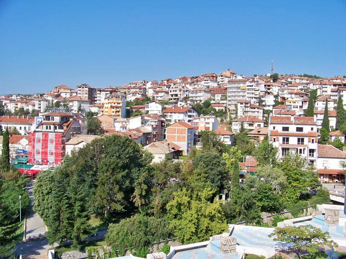 Архивна панорама на Сандански от 2009 г.