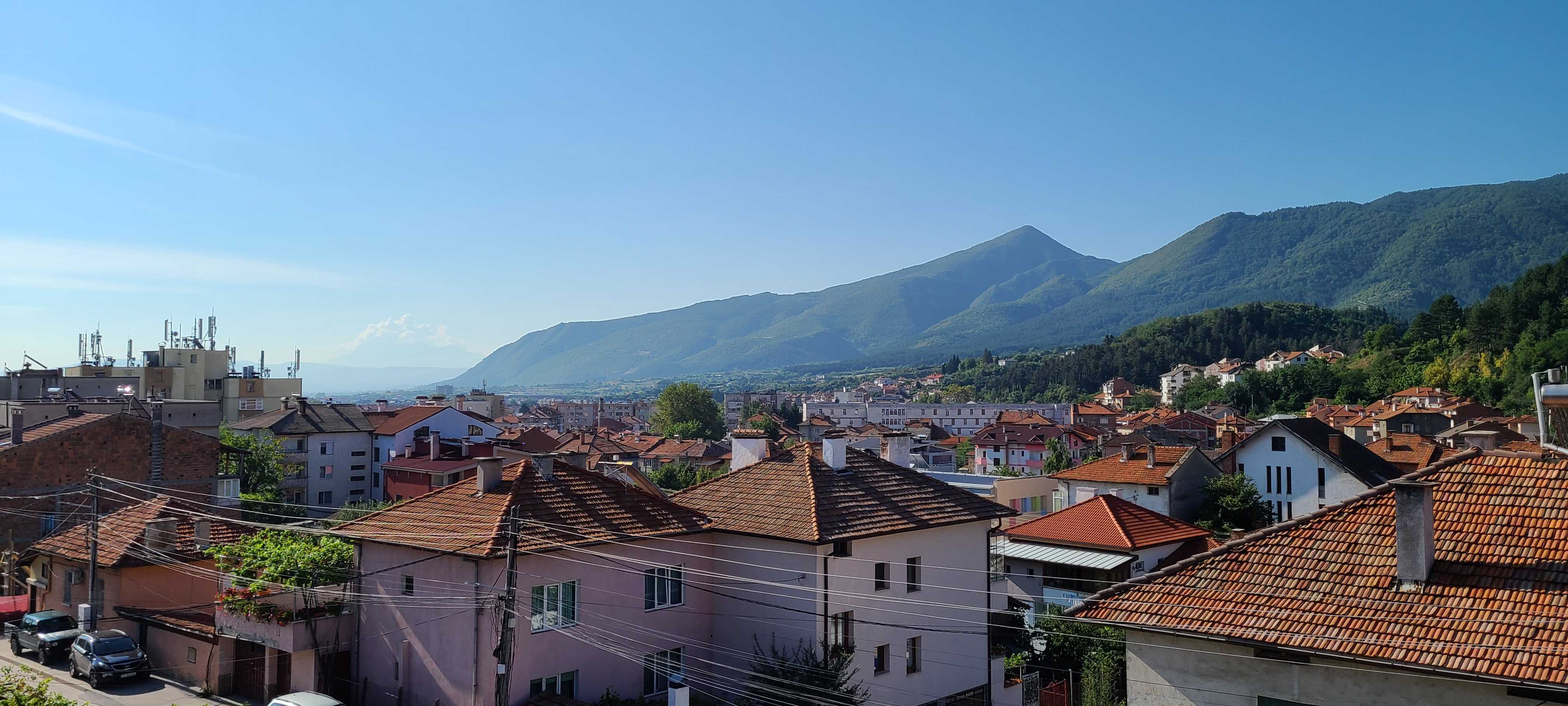 Архивна панорама на Гоце Делчев, не на депото.